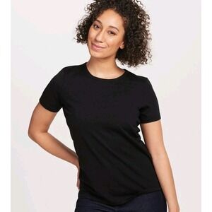 NEW Woolx Liza Crew Neck Tee Merino Wool Loose Fit - Size Small